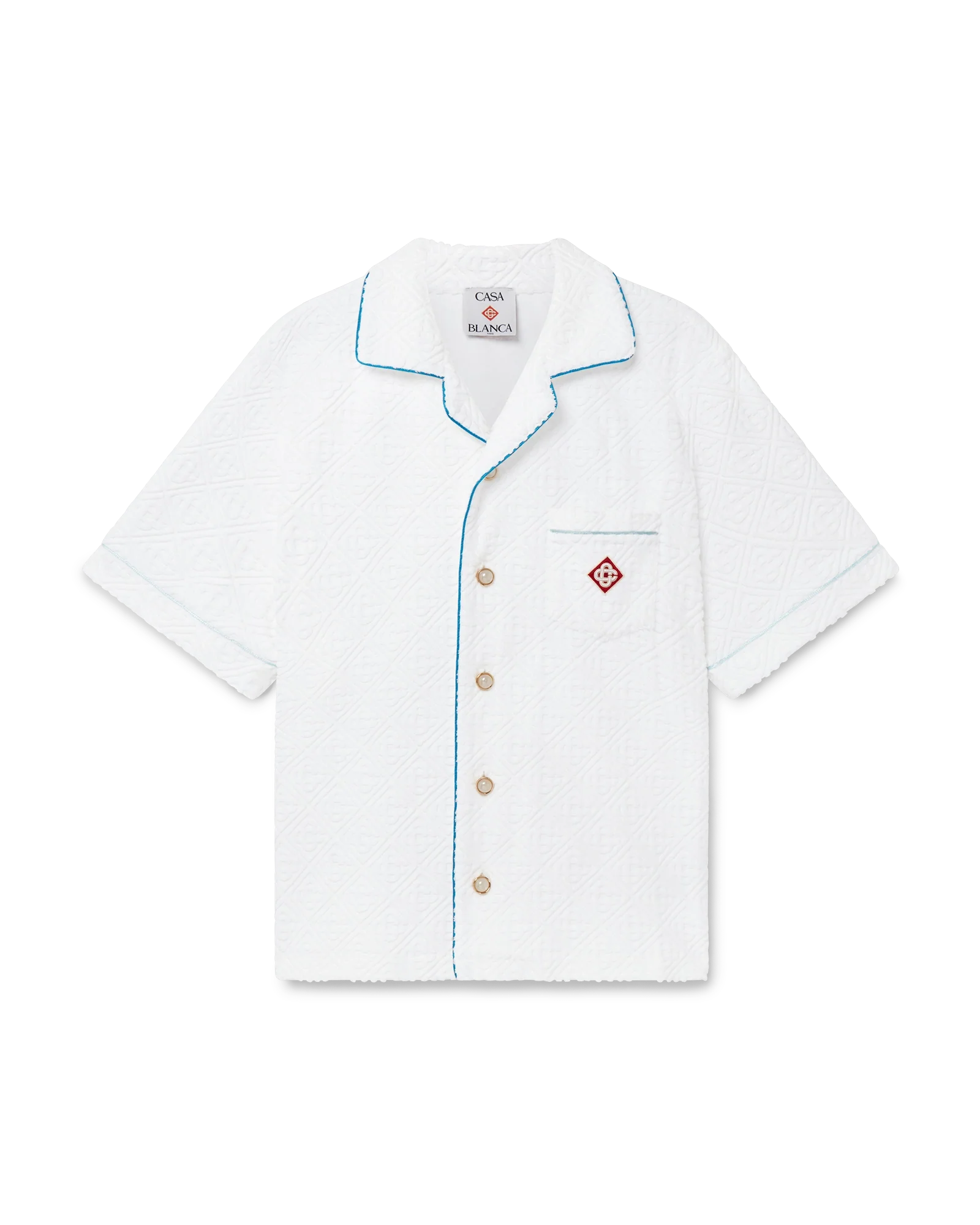 Tennis Stripe Towelling Shirt