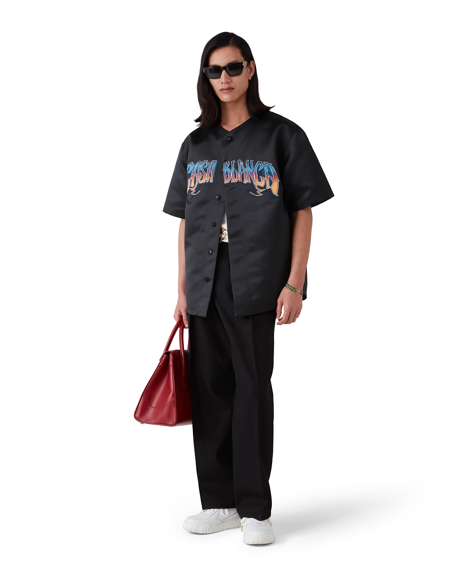 Gothic Short Sleeve Baseball Shirt