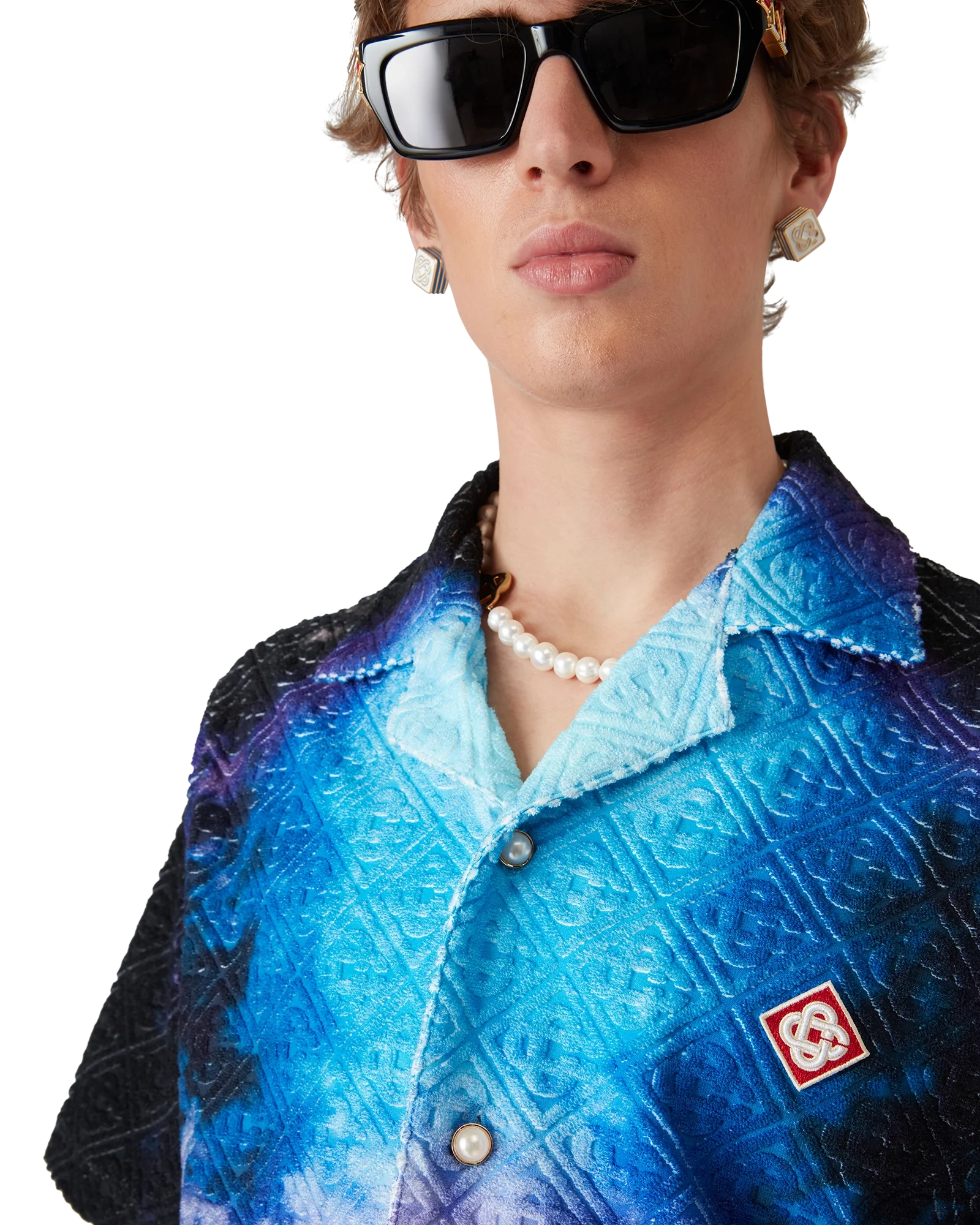 Gradient Towelling Shirt