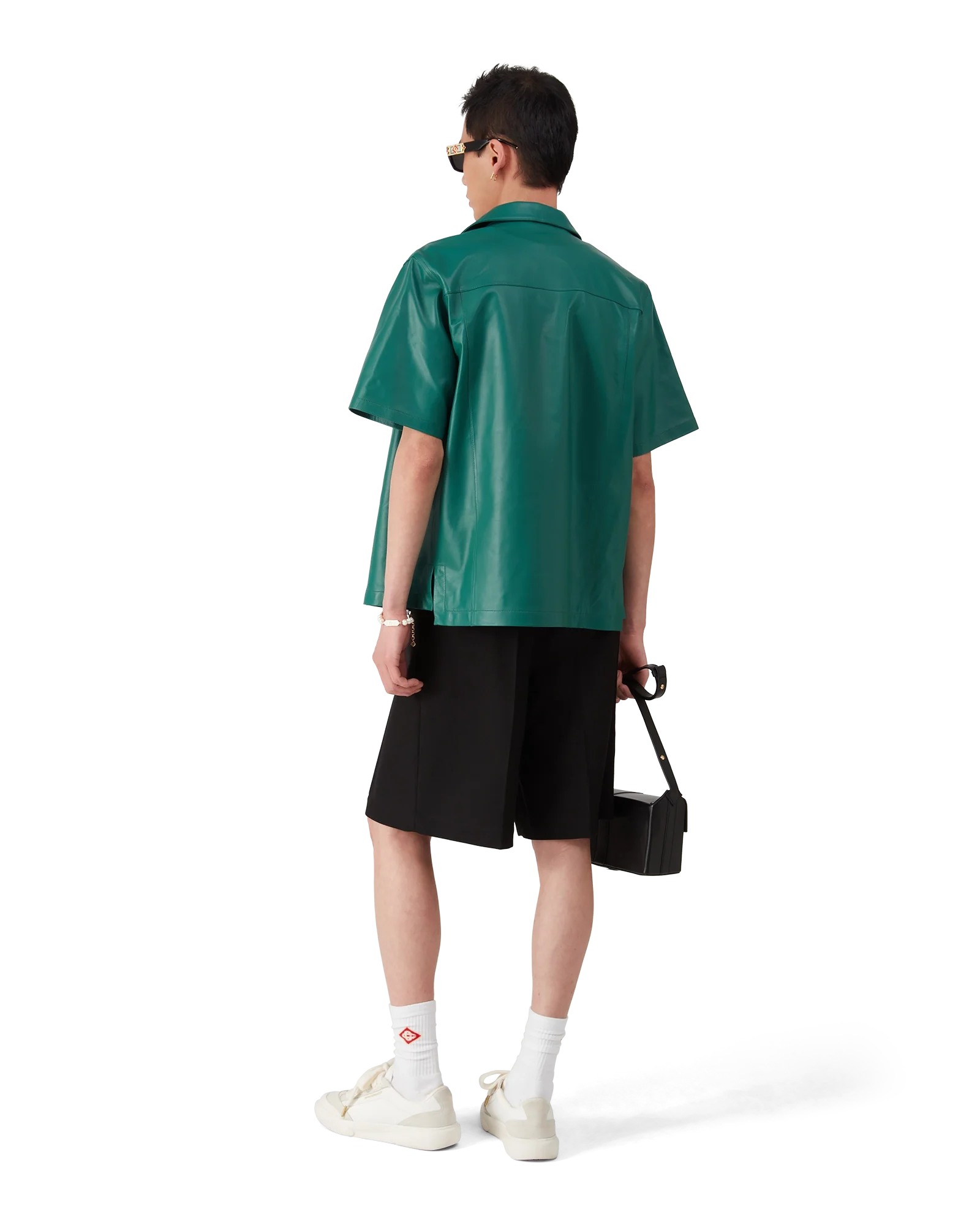 Leather Short Sleeve Shirt