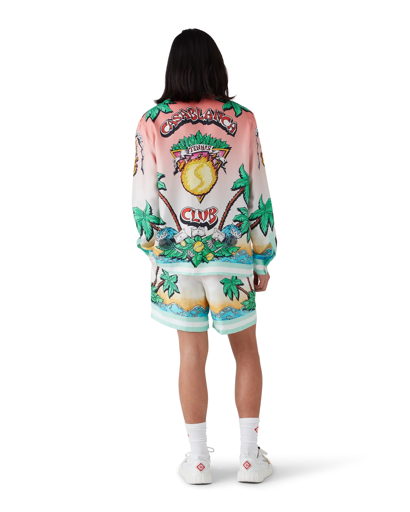 Tennis Club Silk Shorts