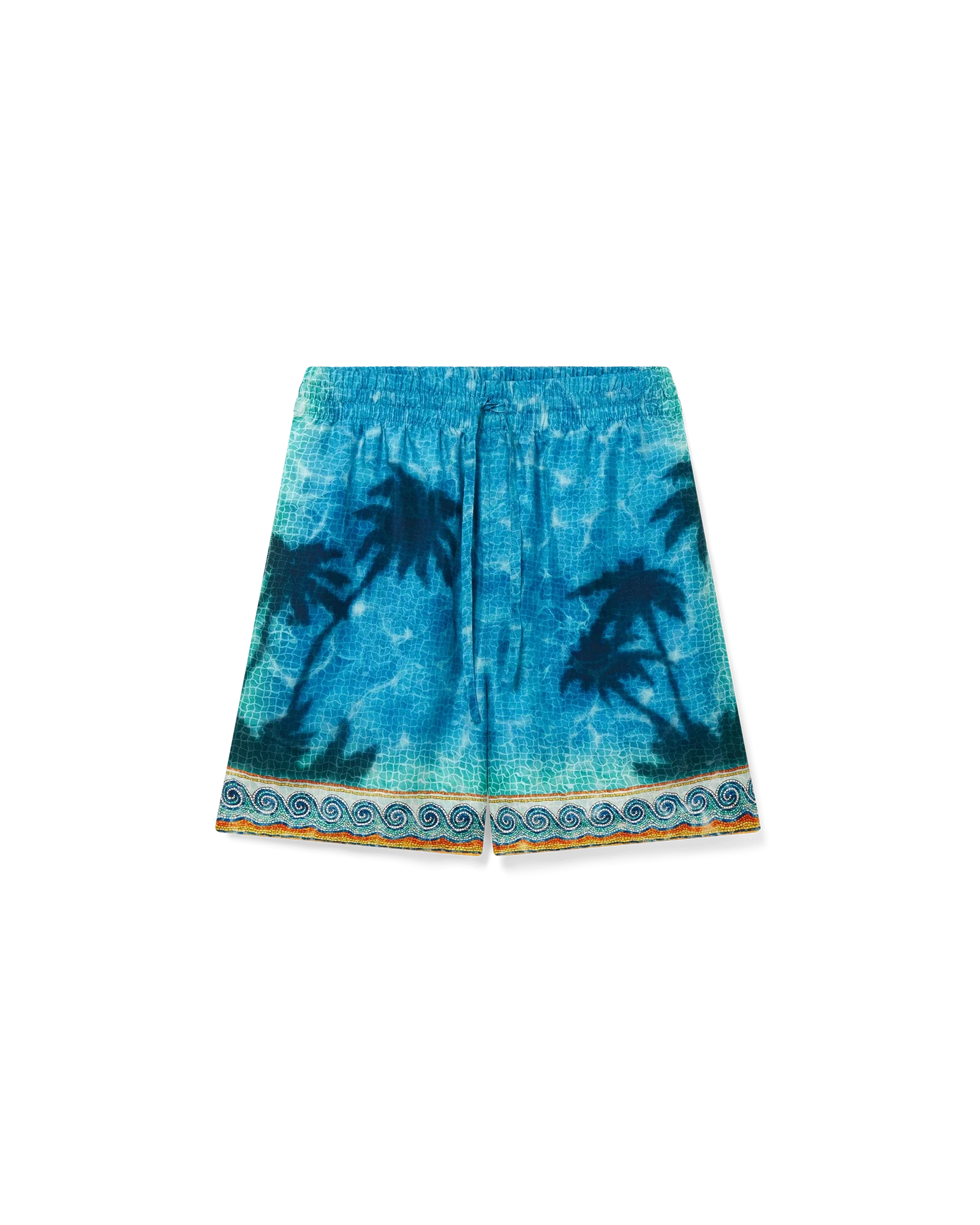 Poolside Emblem Silk Shorts