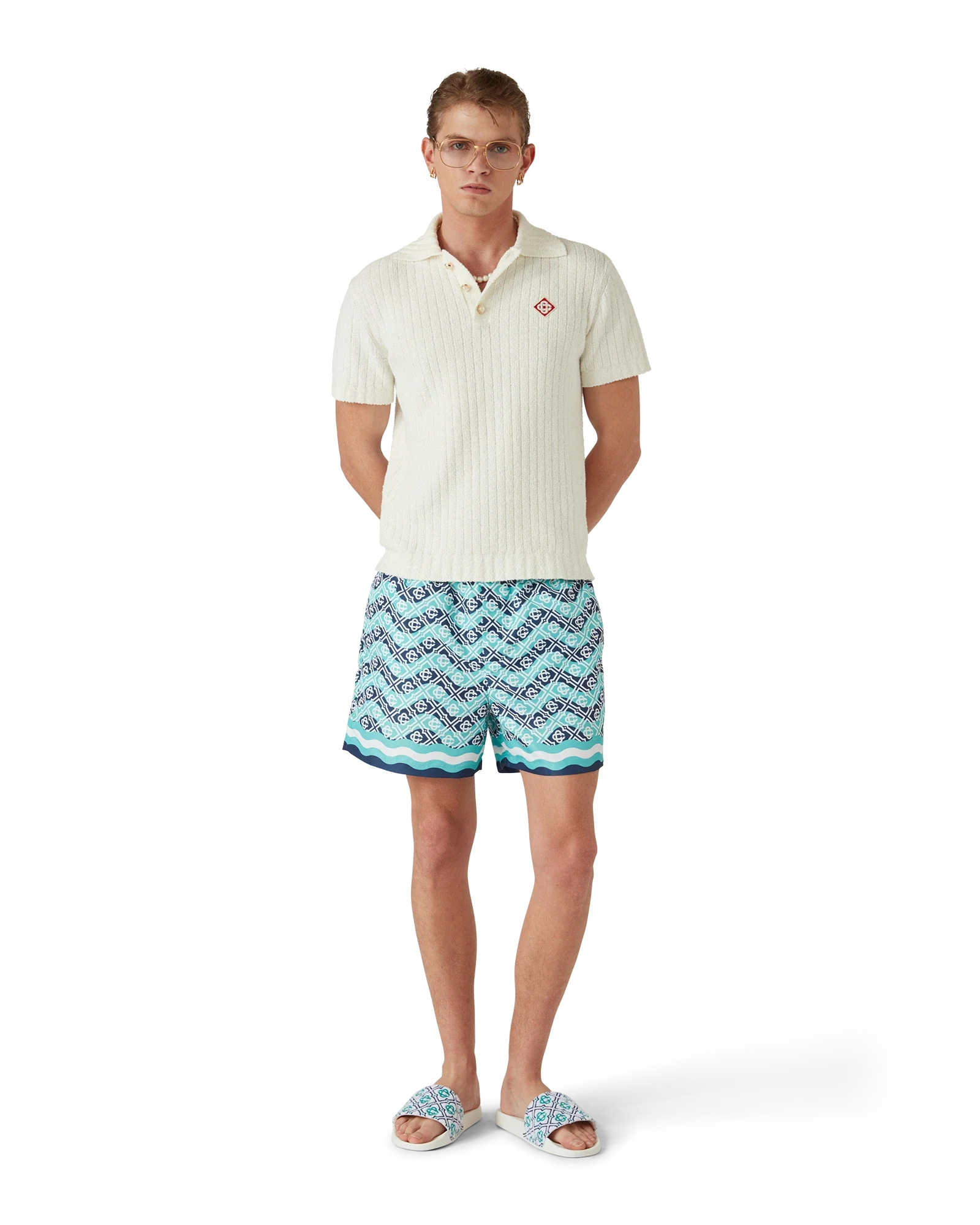 Monogram Wave Swim Shorts