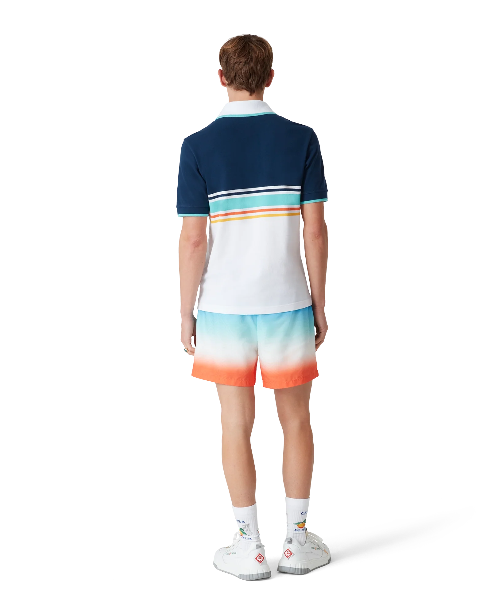 Gradient Jacquard Swim Shorts