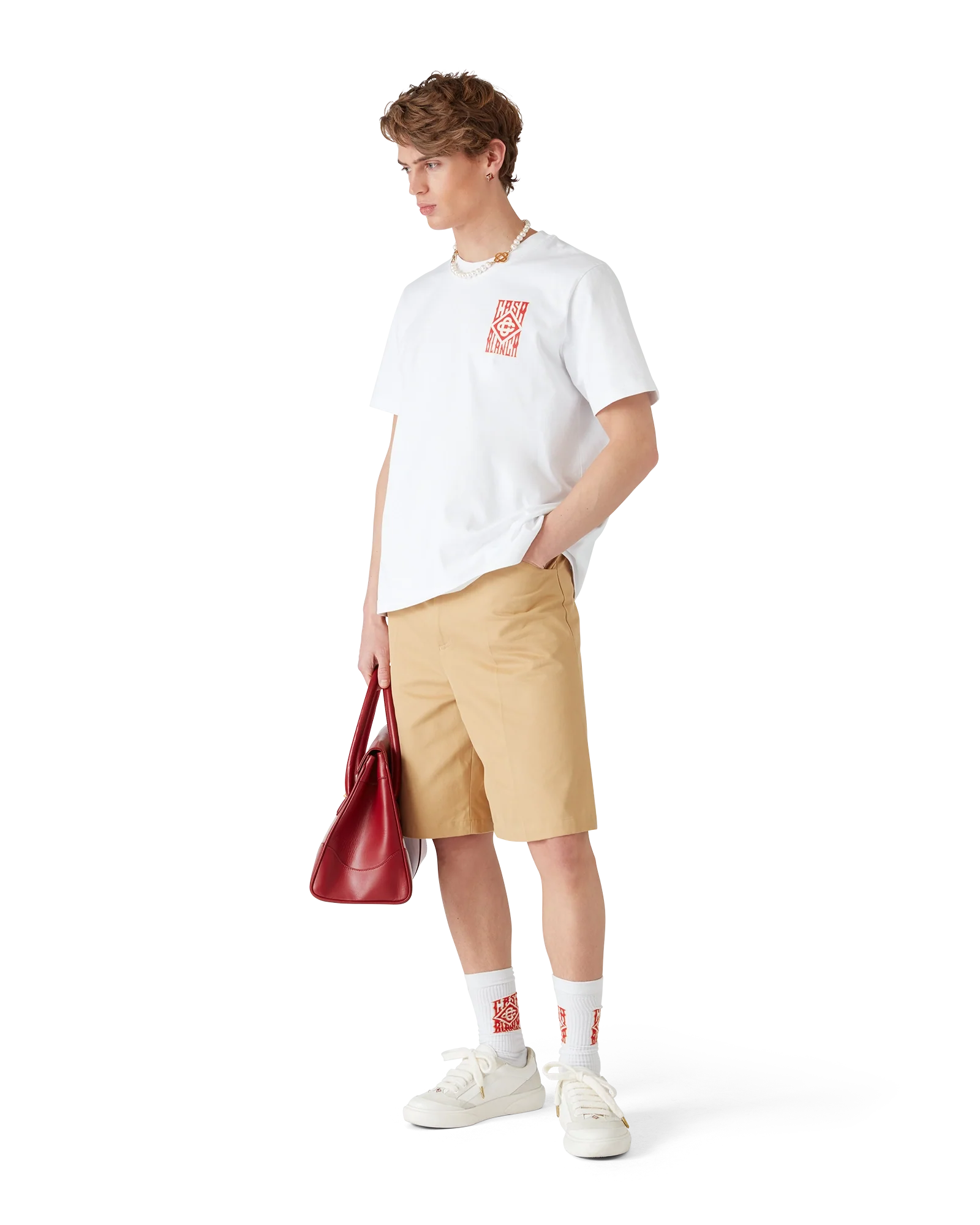 Cotton Pleated Shorts