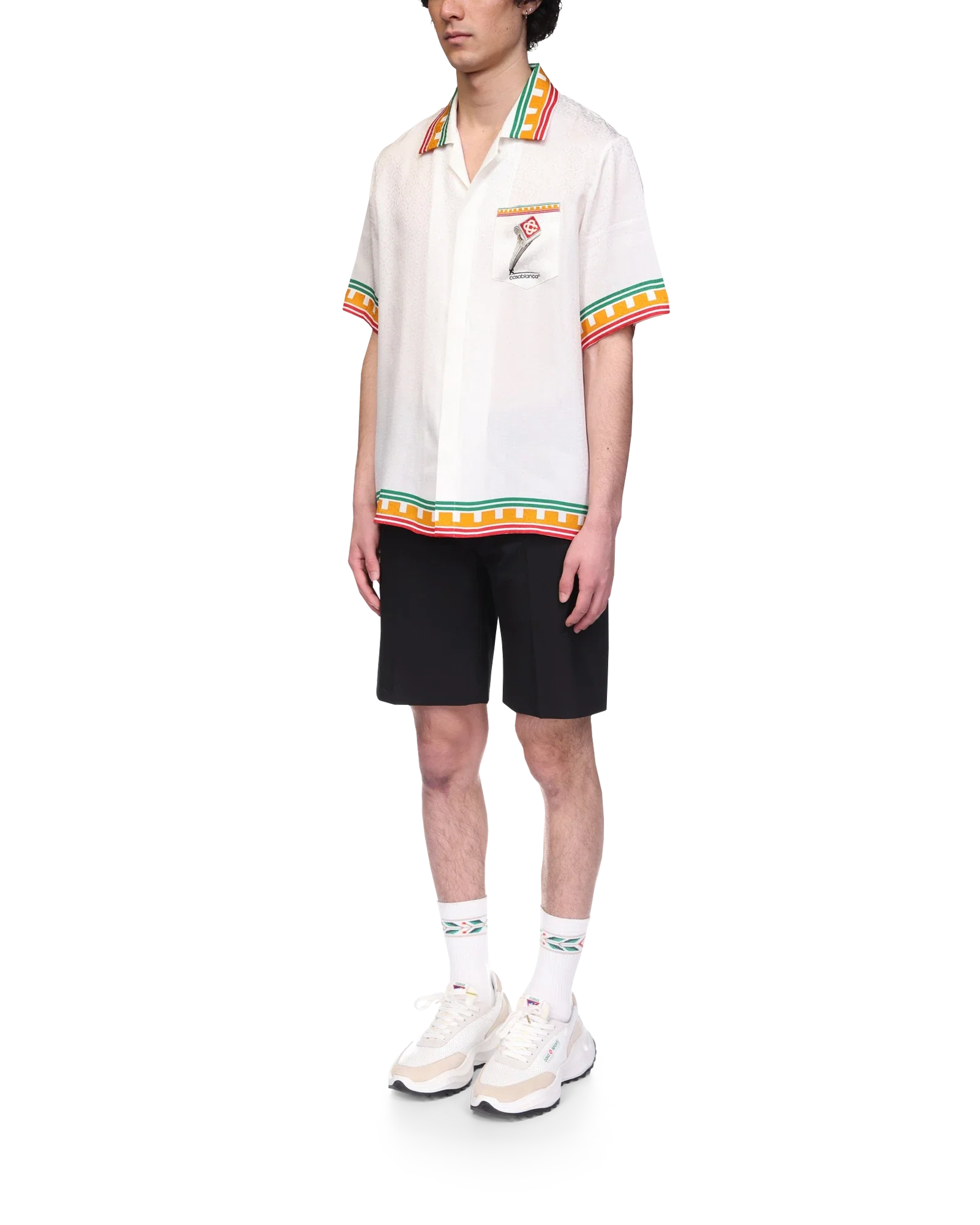 Leaning Column Silk Shirt