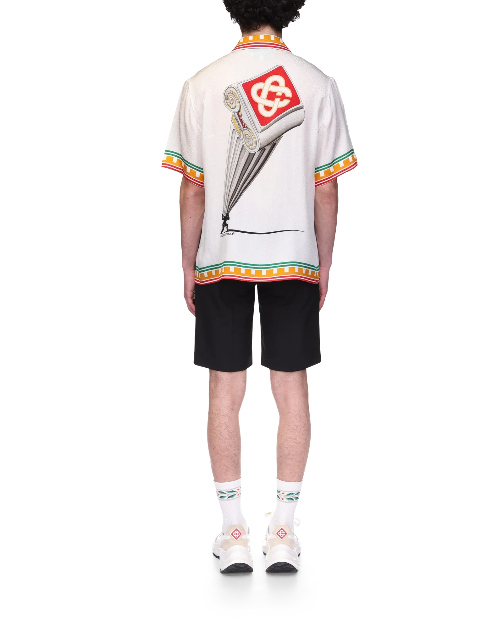 Leaning Column Silk Shirt