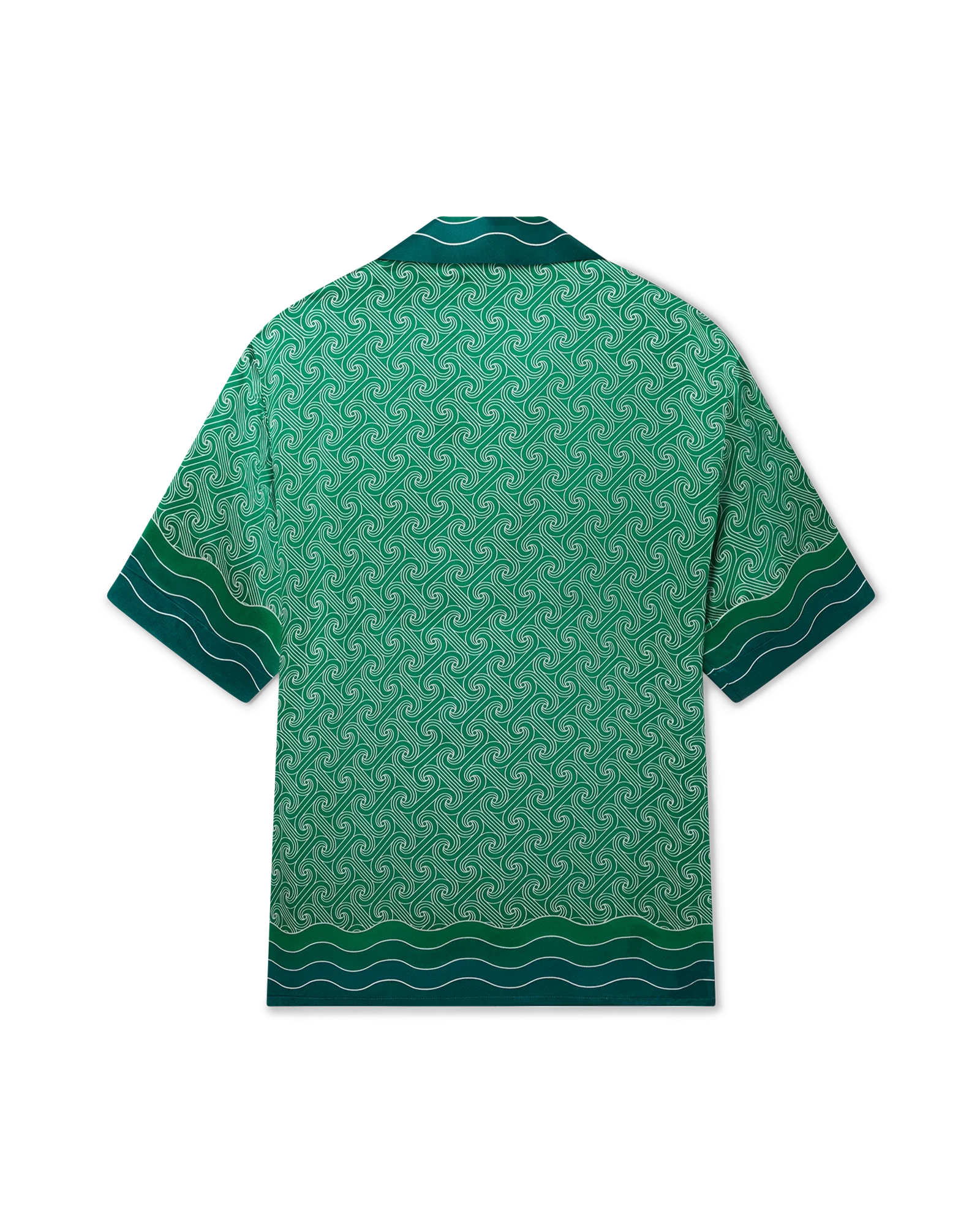 Column Monogram Silk Shirt