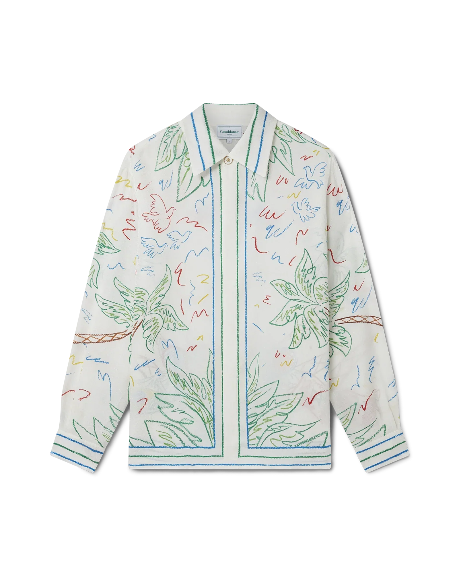 Crayon Tennis Club Silk Shirt