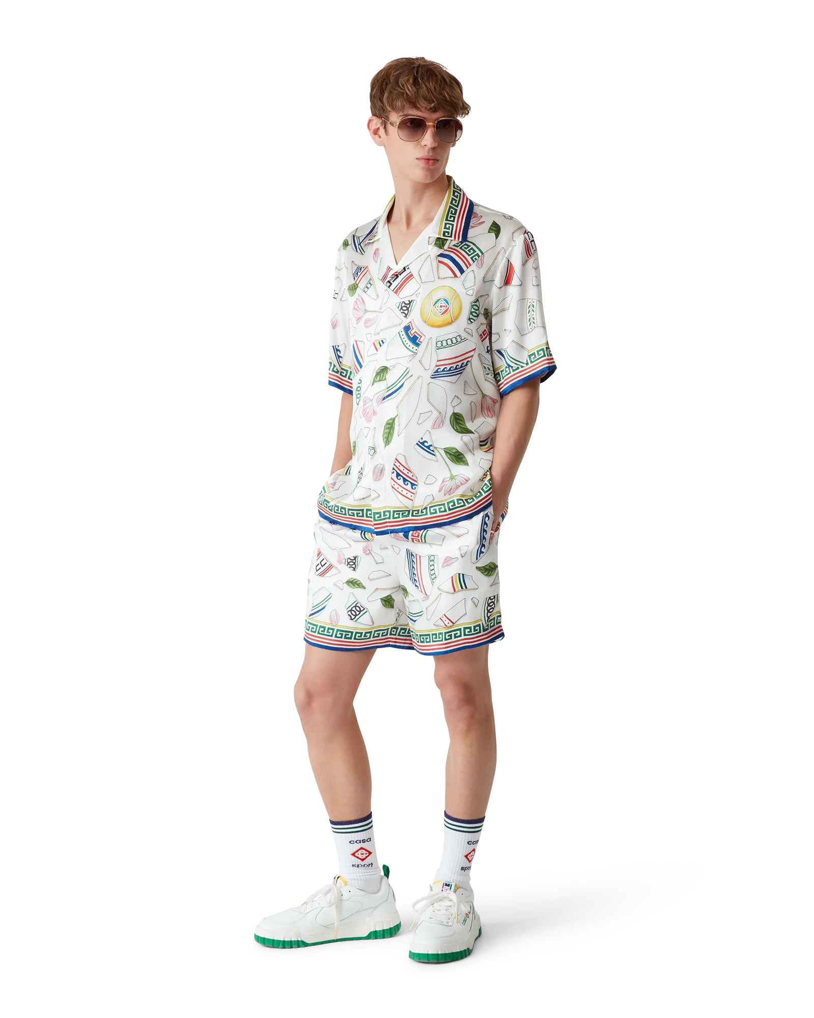 Le Vase Brise Short Sleeve Silk Shirt