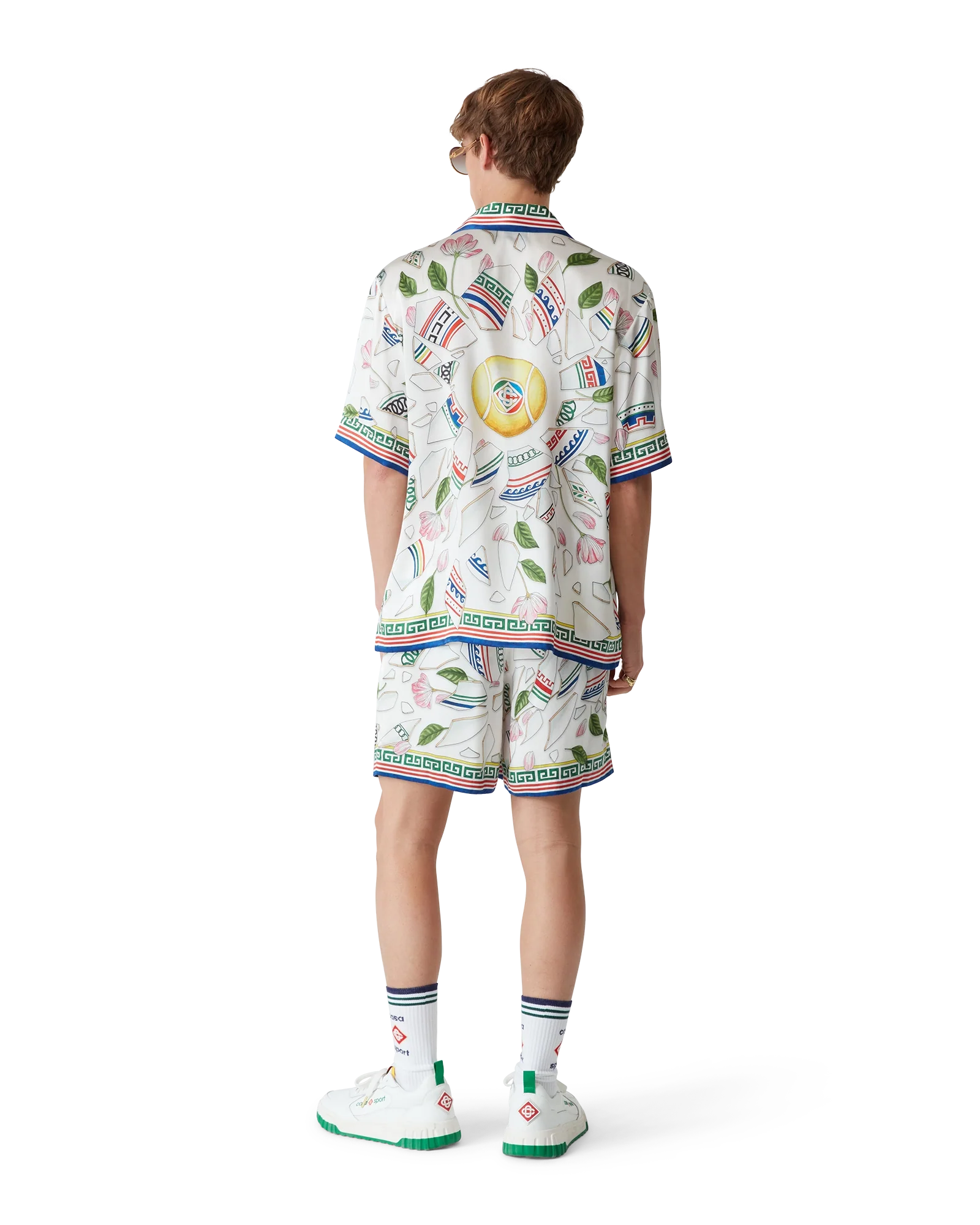 Le Vase Brise Short Sleeve Silk Shirt
