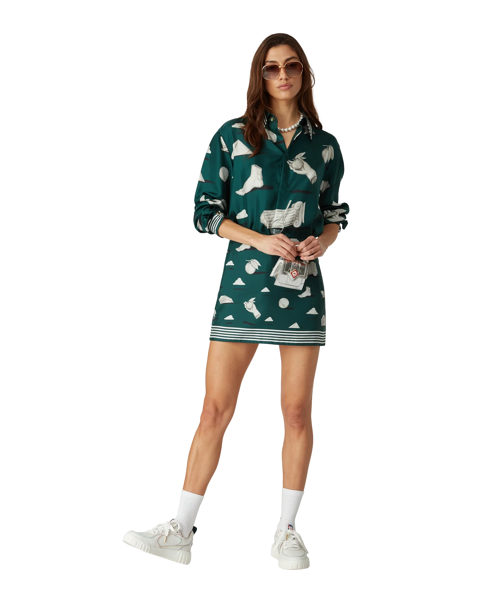 Metaphysical Long Sleeve Silk Shirt