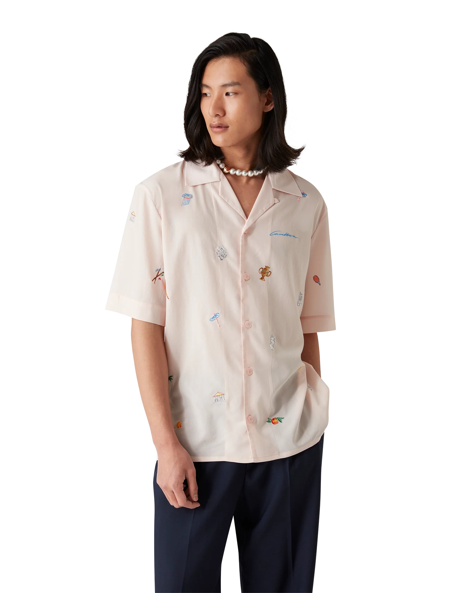 Embroidered Motif Shirt