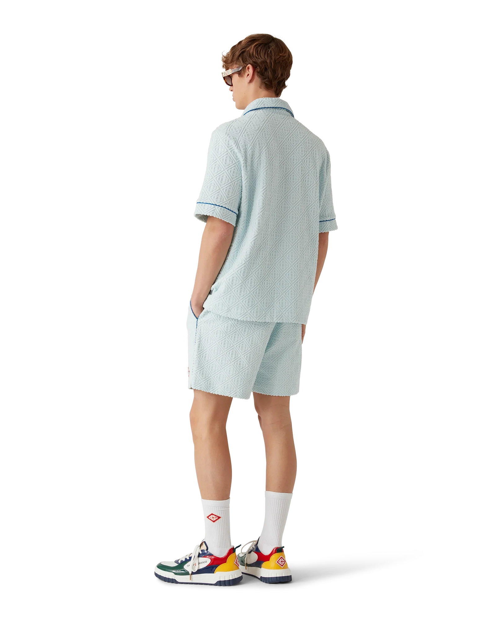 Monogram Towelling Short Sleeve Shirt