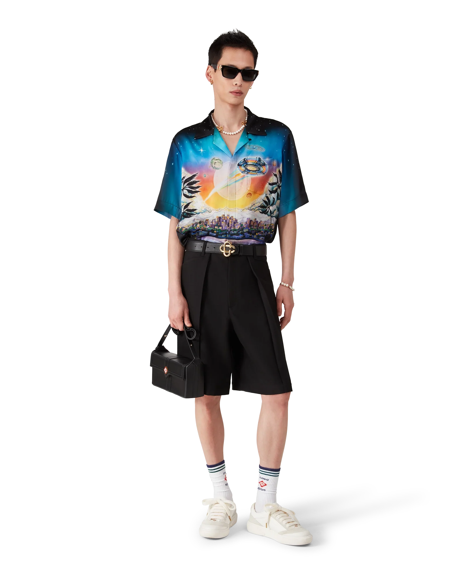 La Prémonition Short Sleeve Silk Shirt