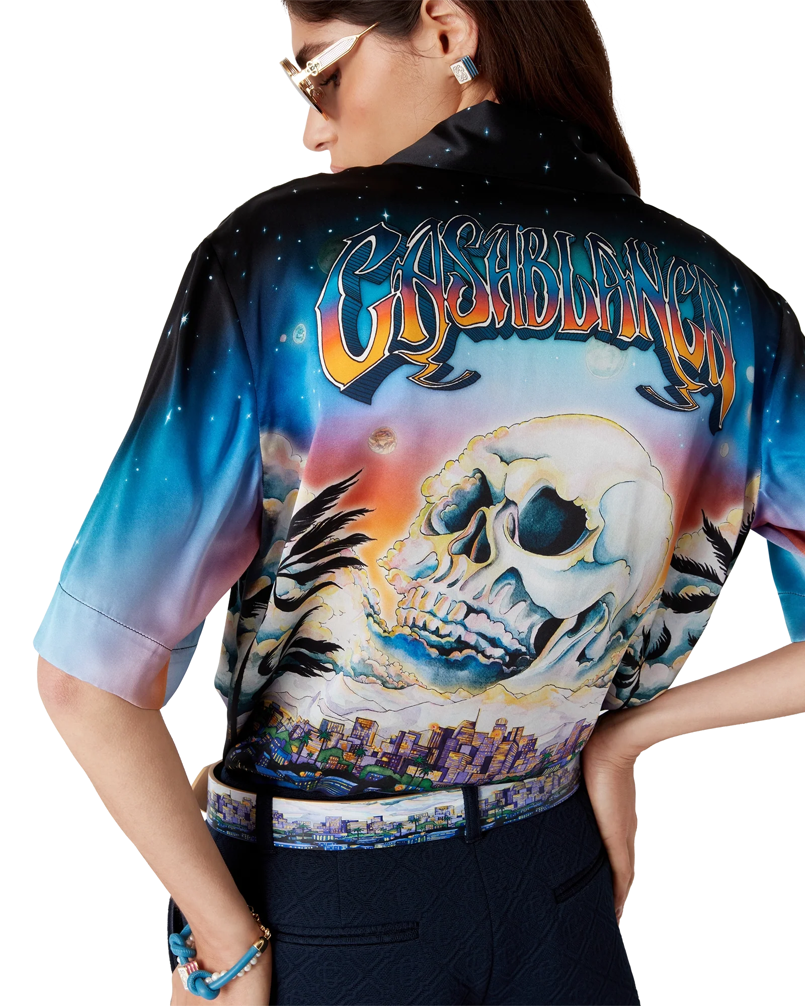 La Prémonition Short Sleeve Silk Shirt