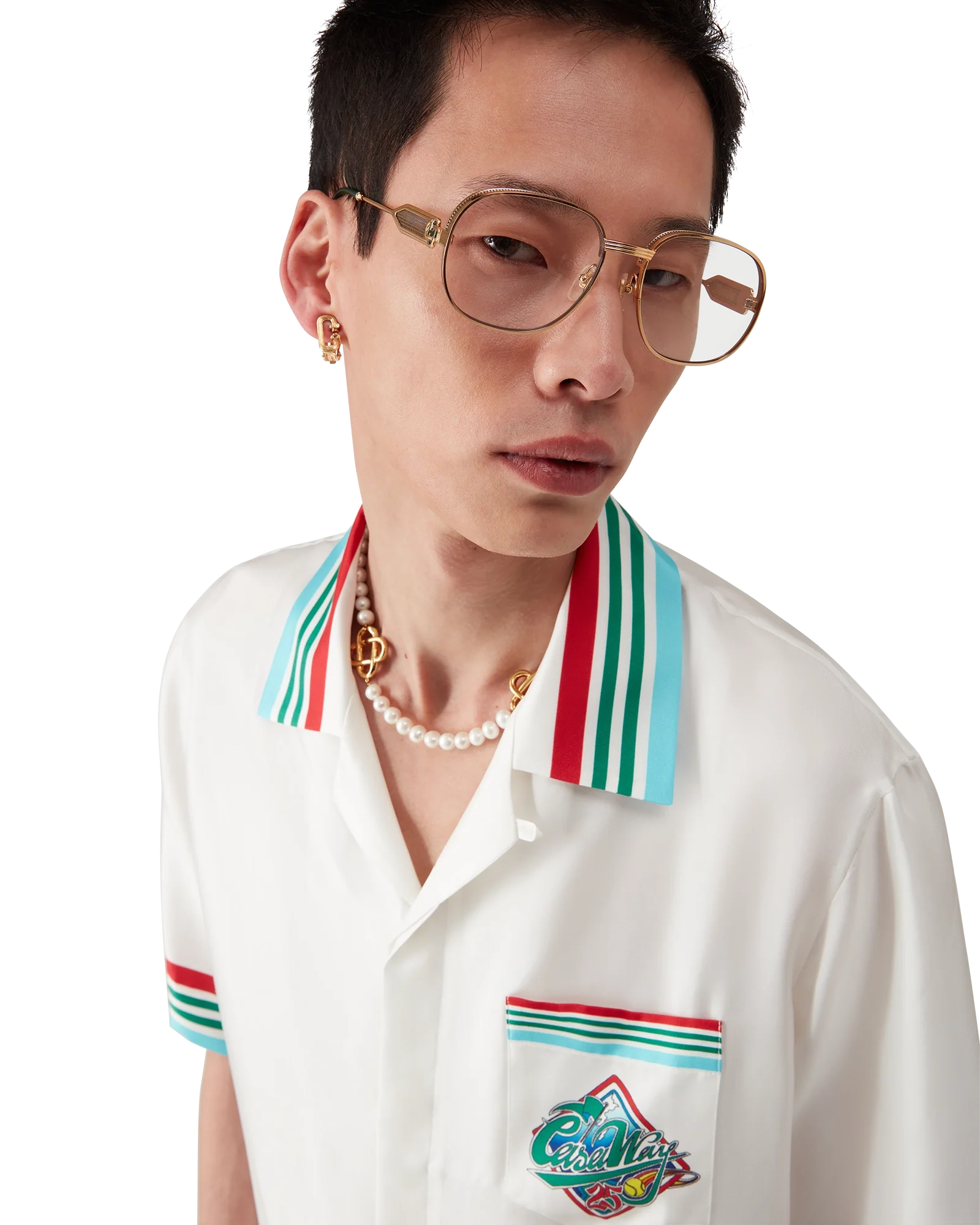 Casa Way World Series Short Sleeve Silk Shirt