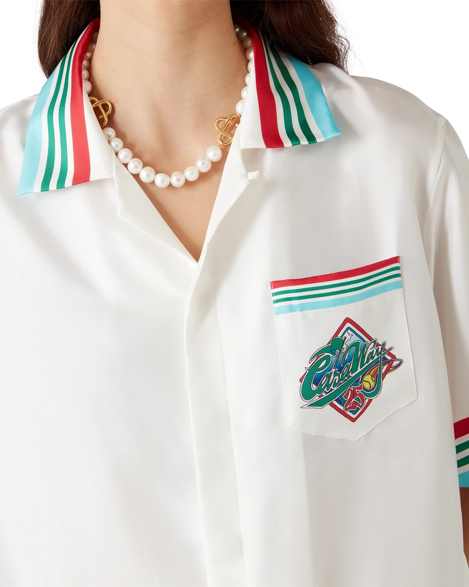 Casa Way World Series Short Sleeve Silk Shirt