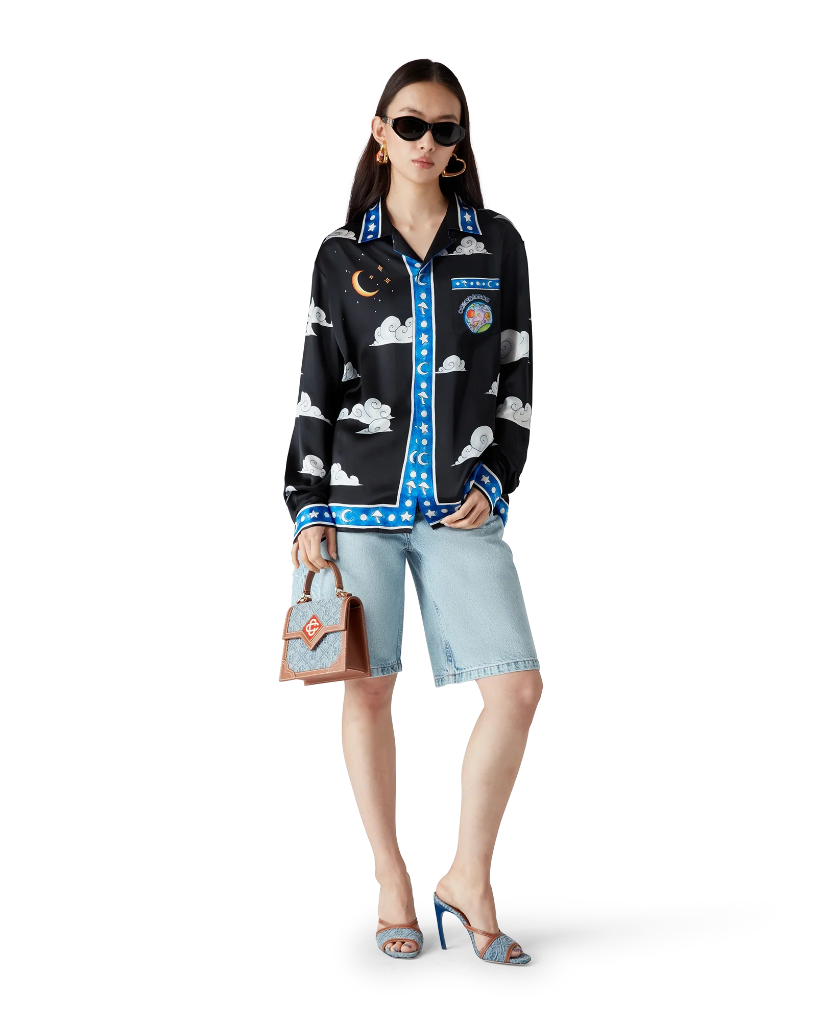 The Four Elements Long Sleeve Silk Shirt