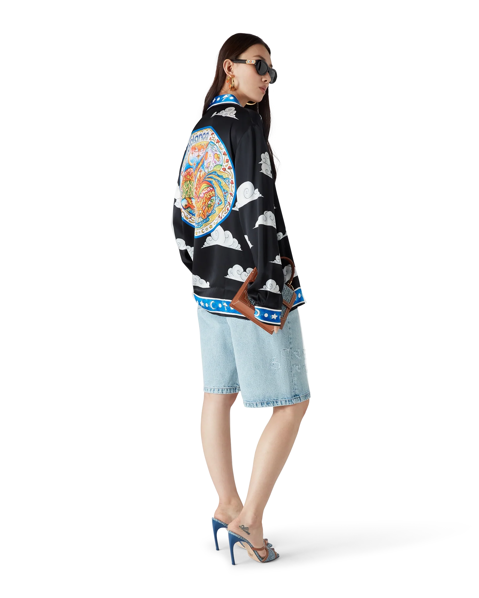 The Four Elements Long Sleeve Silk Shirt
