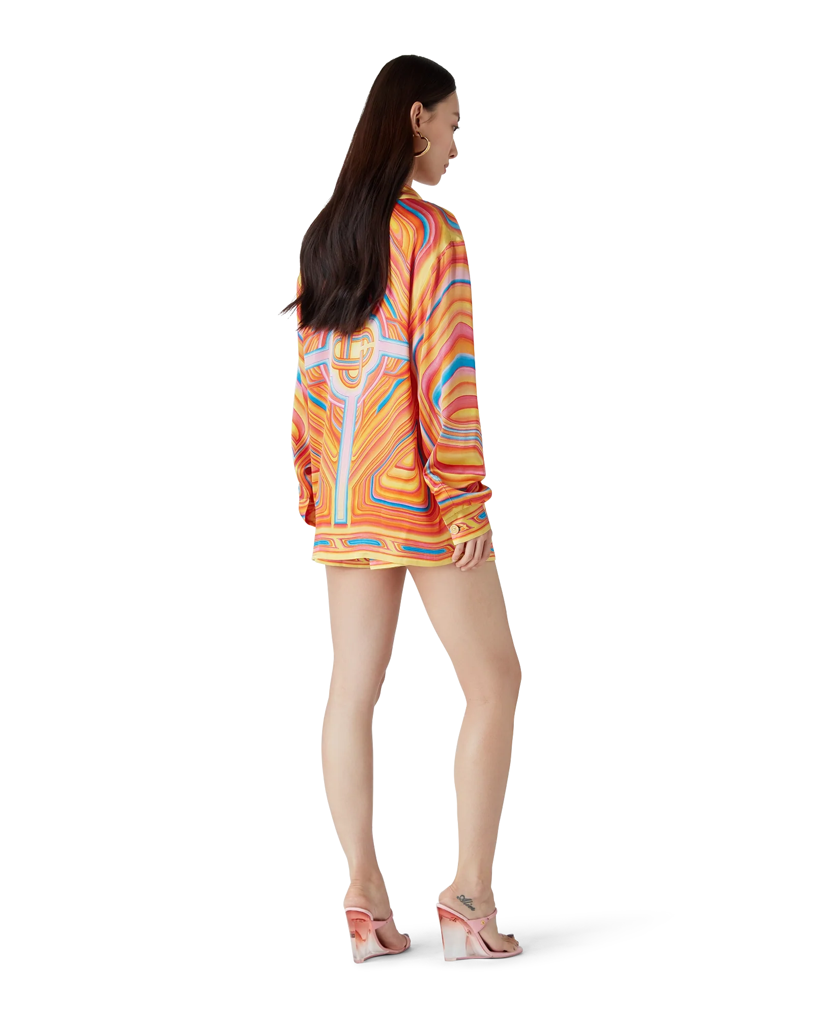 Low Rider Long Sleeve Silk Shirt