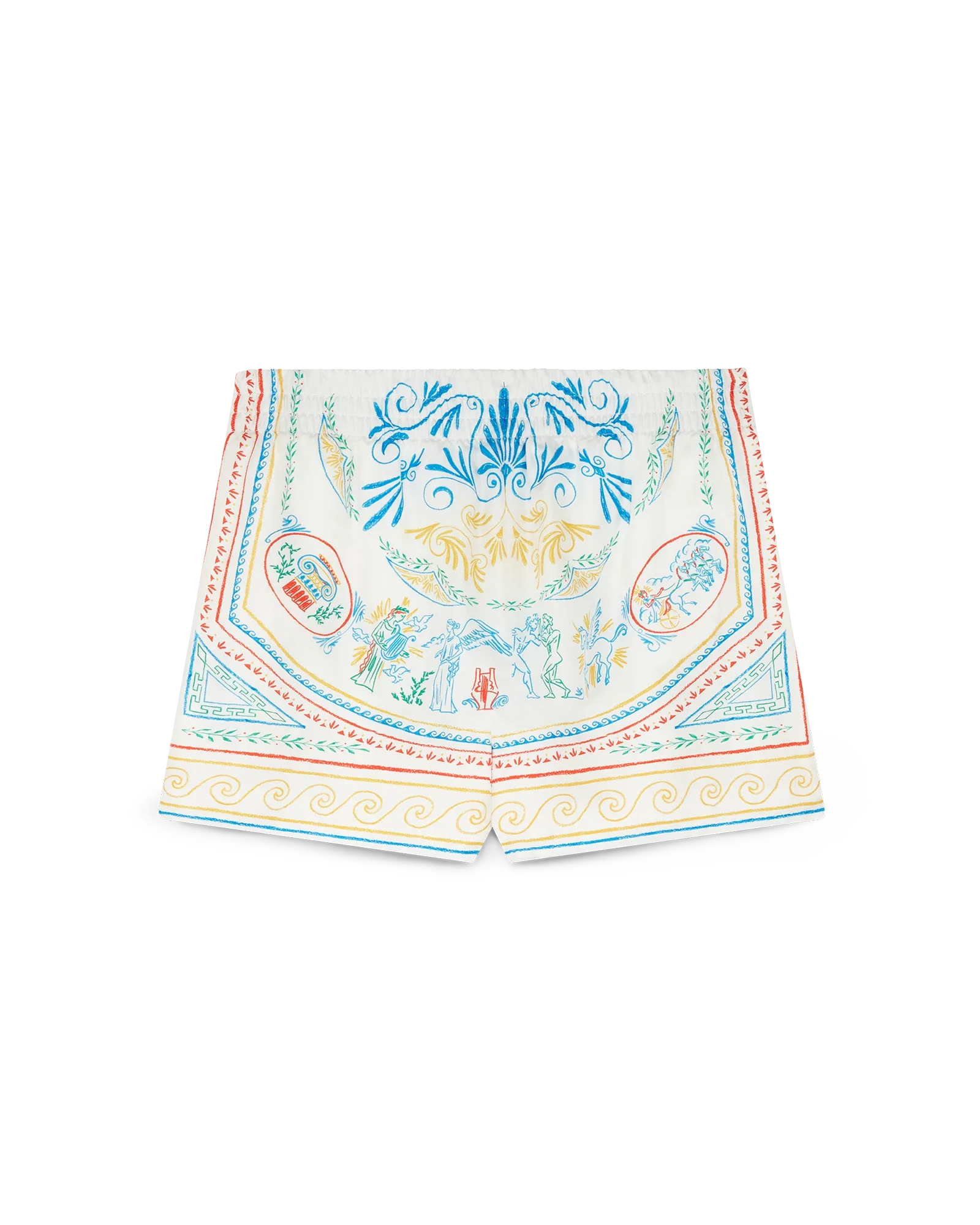 Crayon Vase Silk Shorts