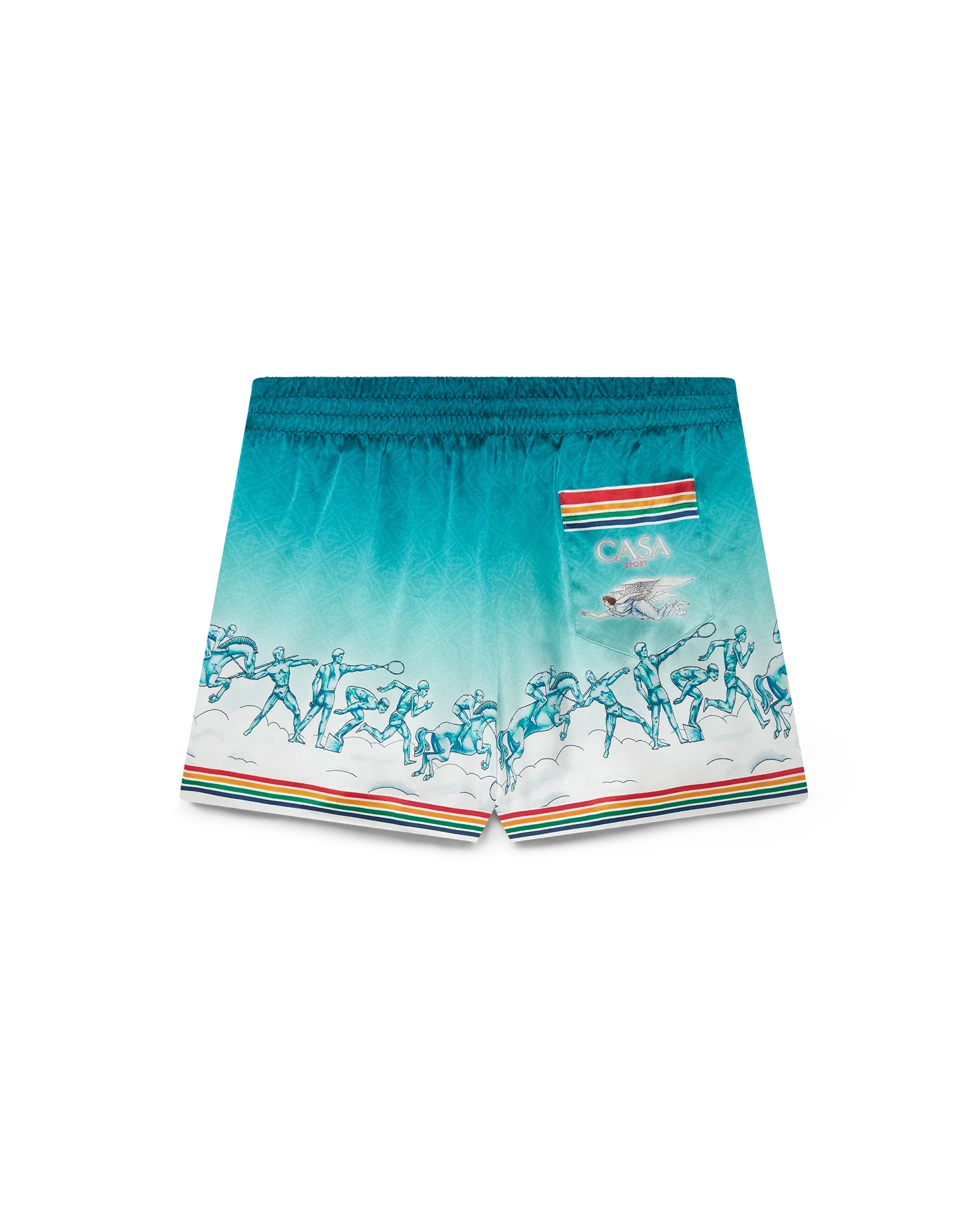 La Déesse Du Stade Silk Shorts