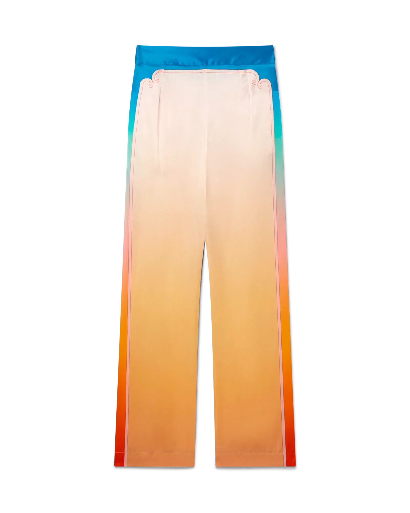 L'Arc Coloré Silk Trousers