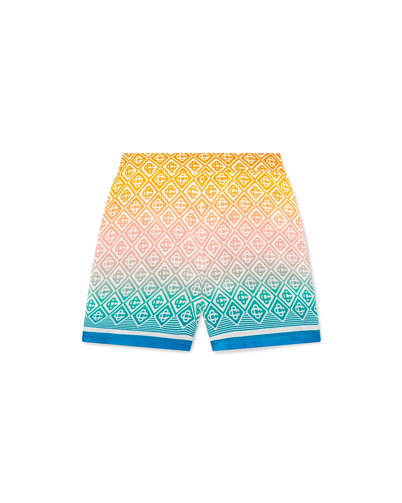 Gradient Monogram Silk Tailored Shorts