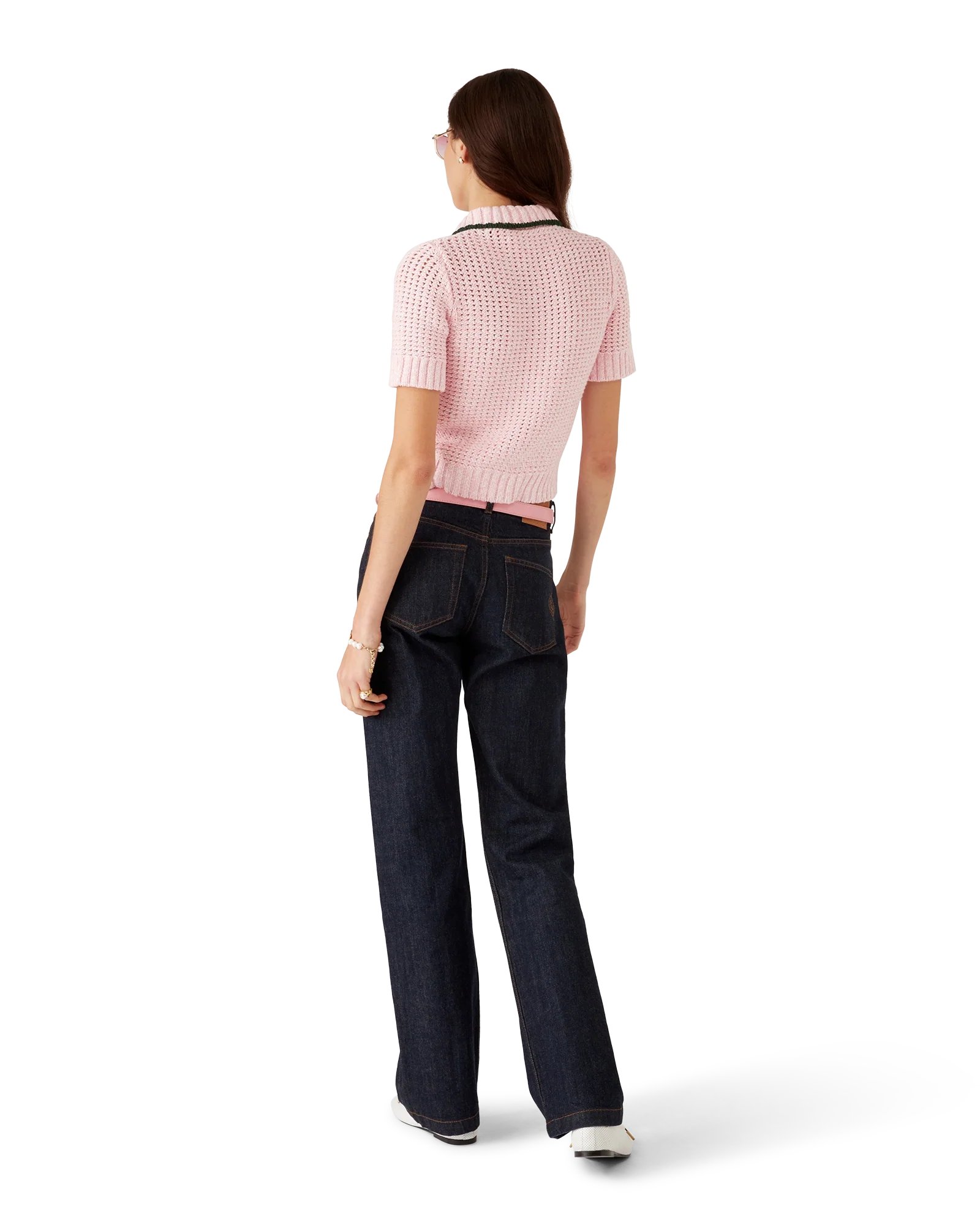 Cotton Mouliné Polo Shirt