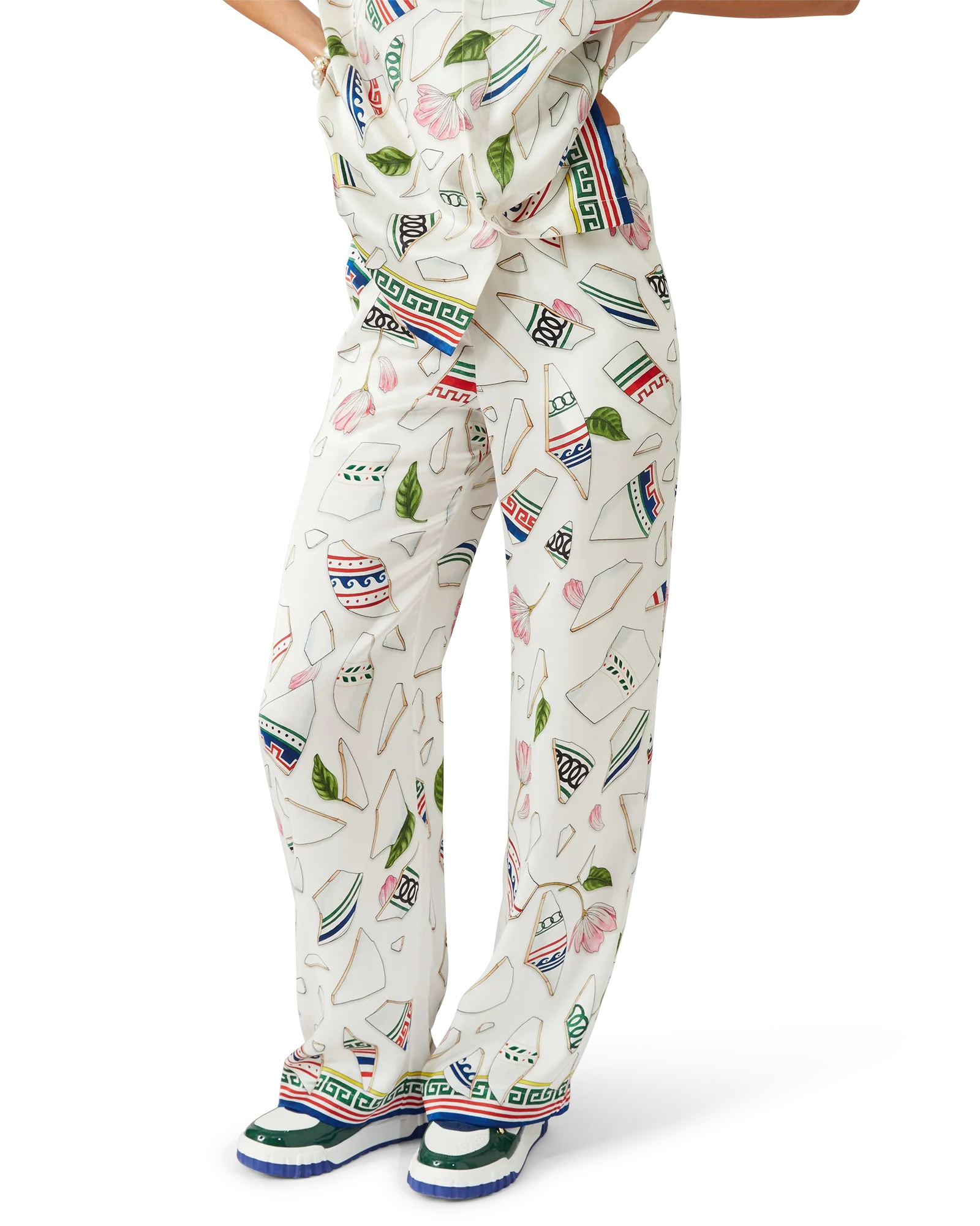 Le Vase Brise Silk Trousers