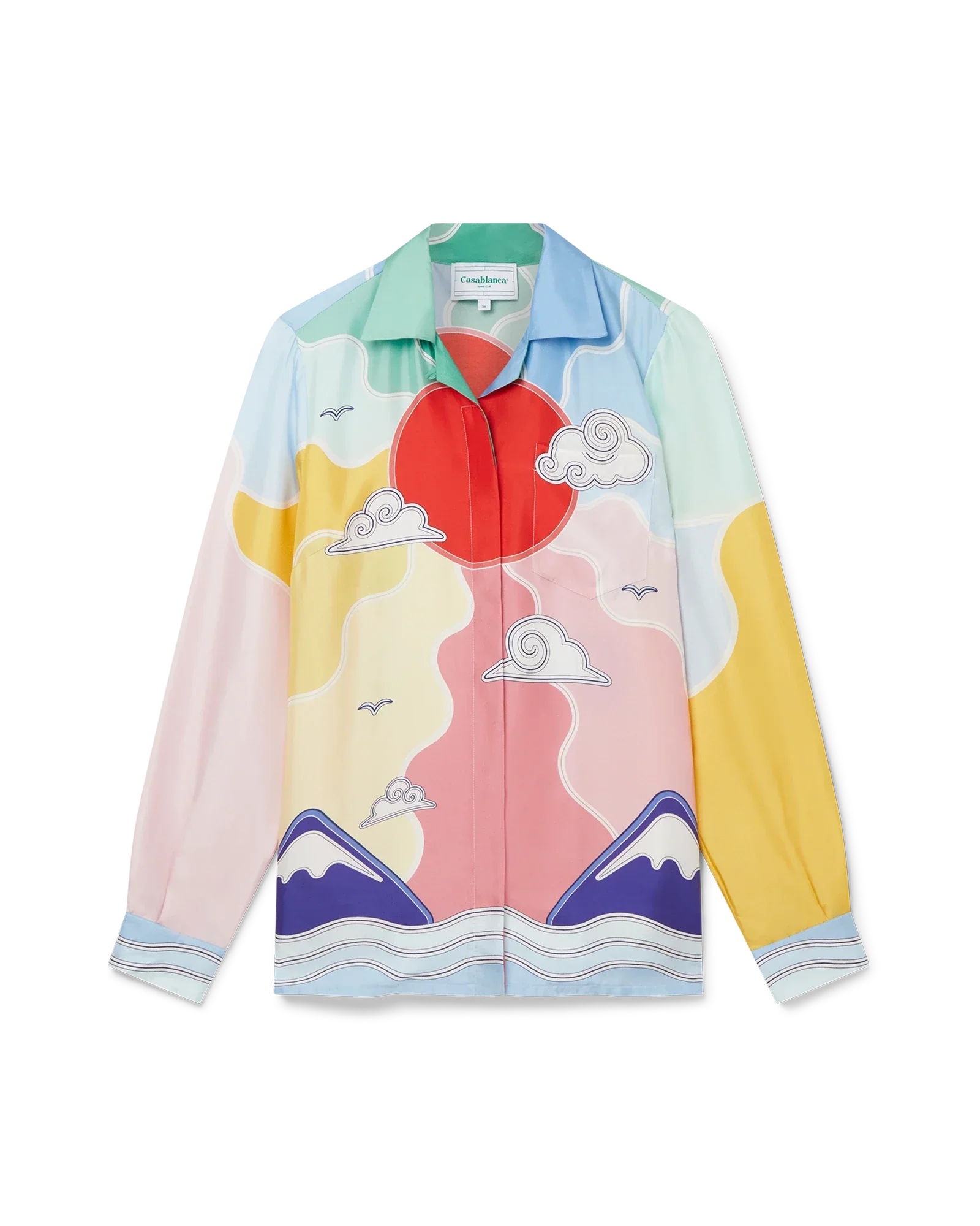 Soleil Levant Silk Shirt