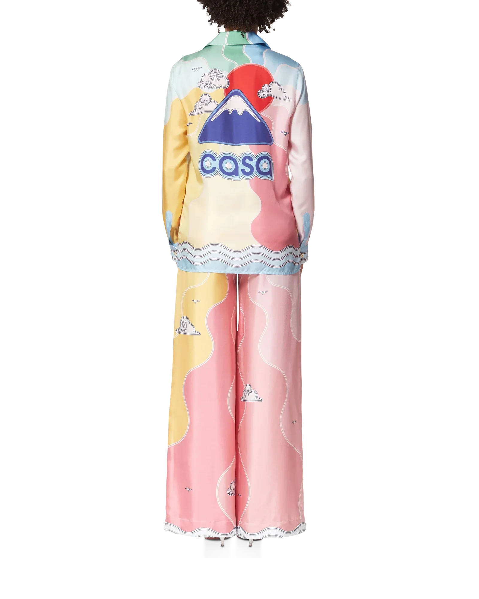 Soleil Levant Silk Shirt