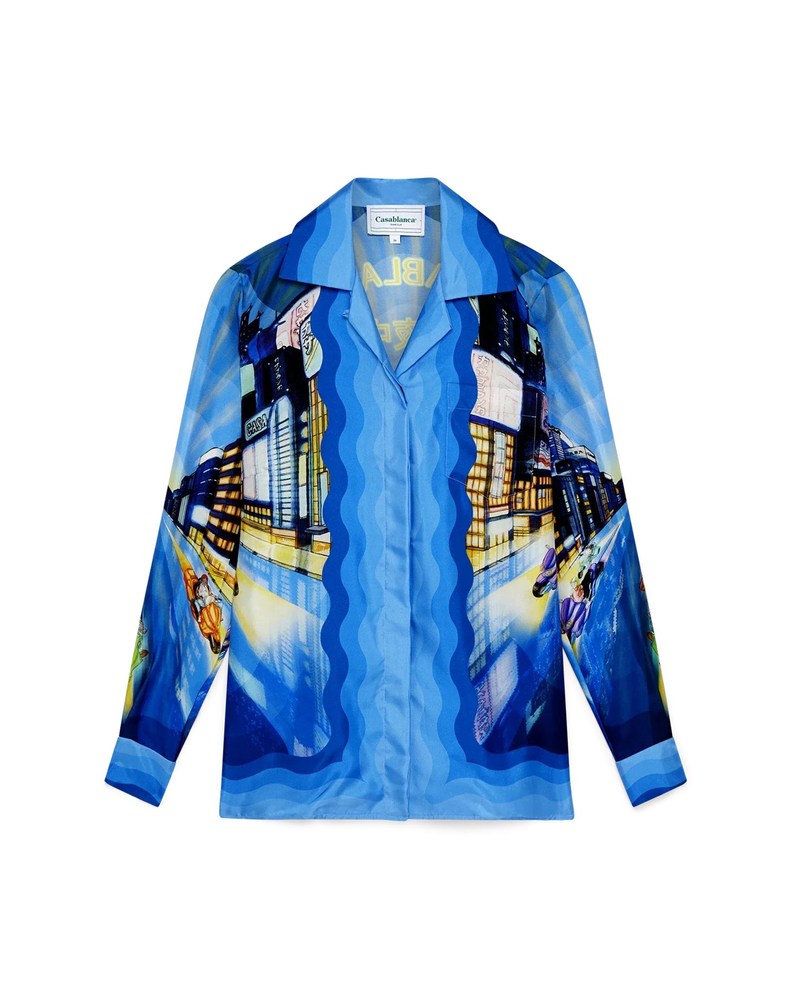 Tokyo Night Silk Shirt