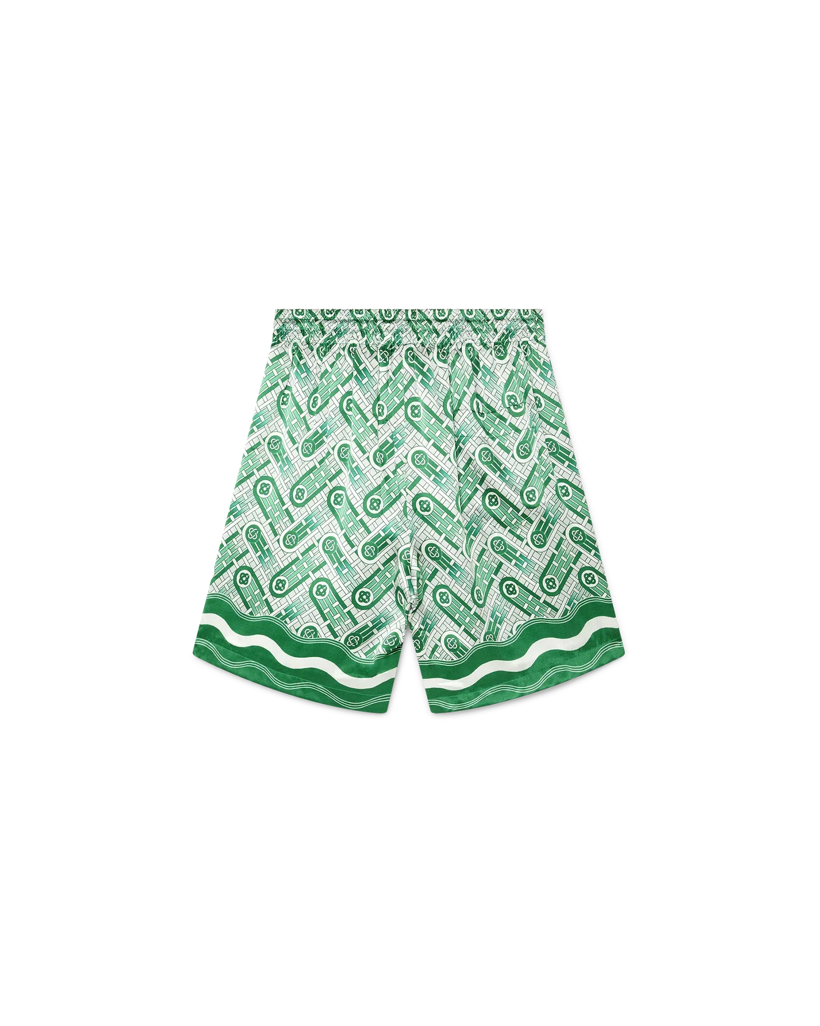 Ping Pong Monogram Silk Shorts