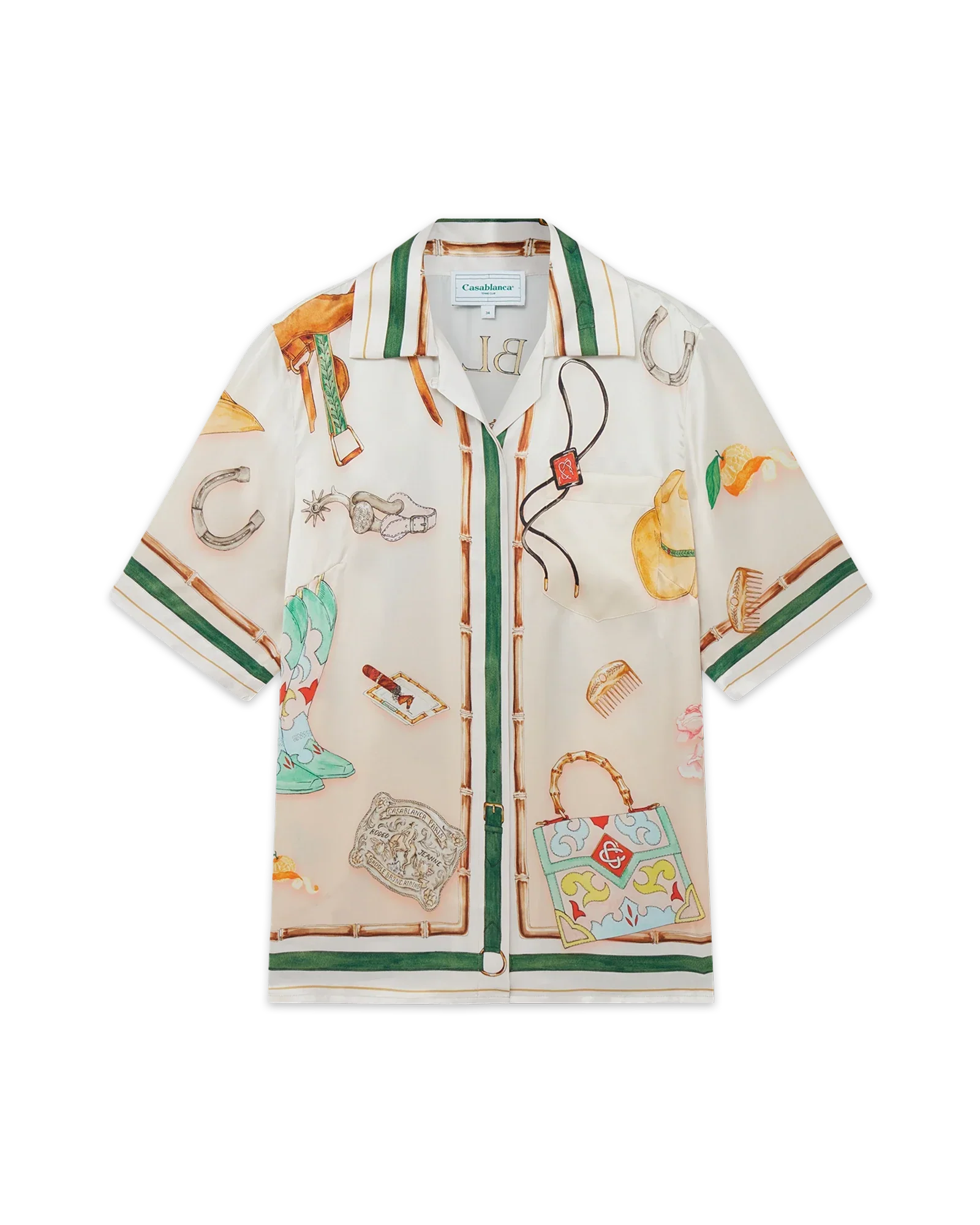 L'Ecurie Blanche Silk Shirt