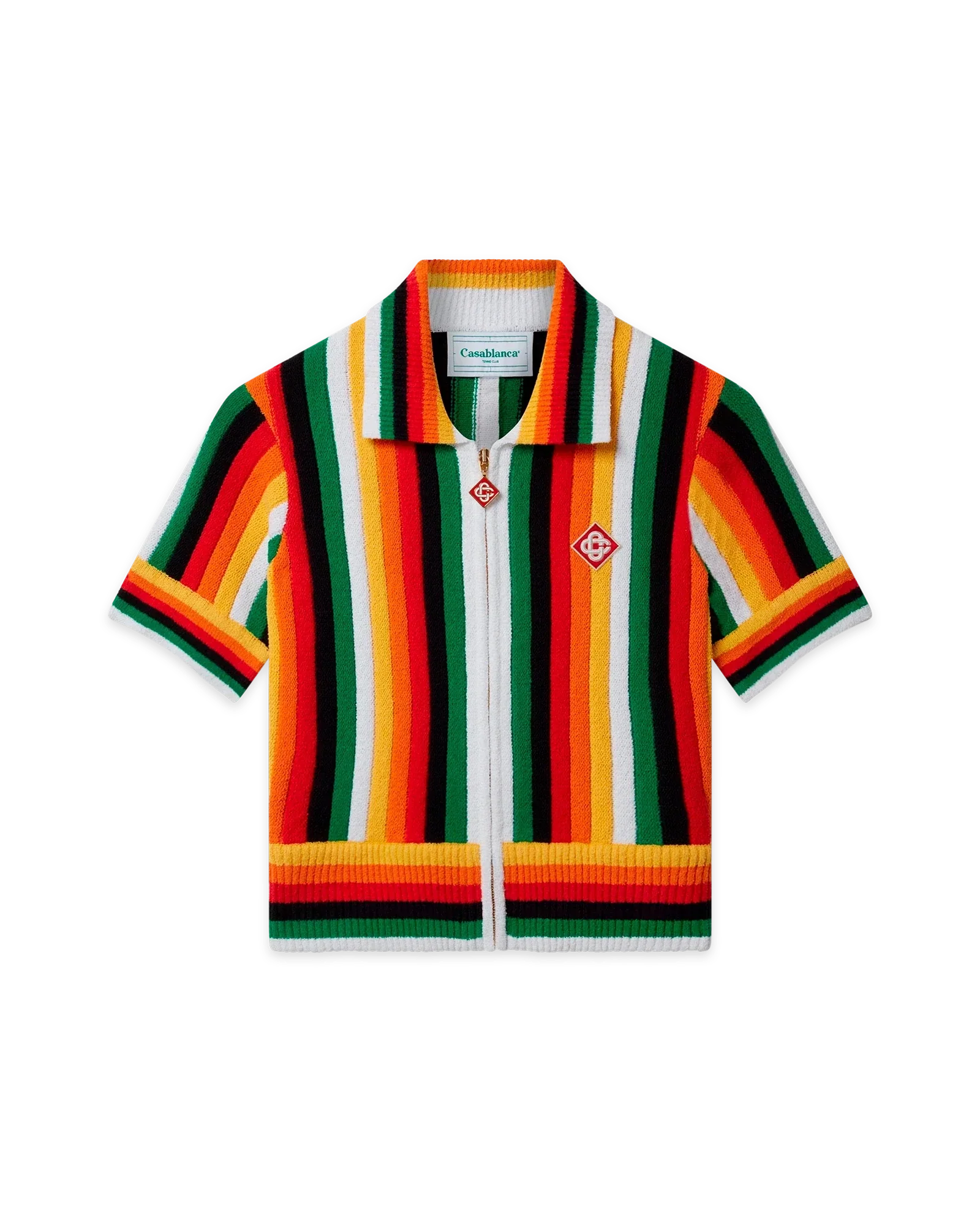 Striped Towelling Top