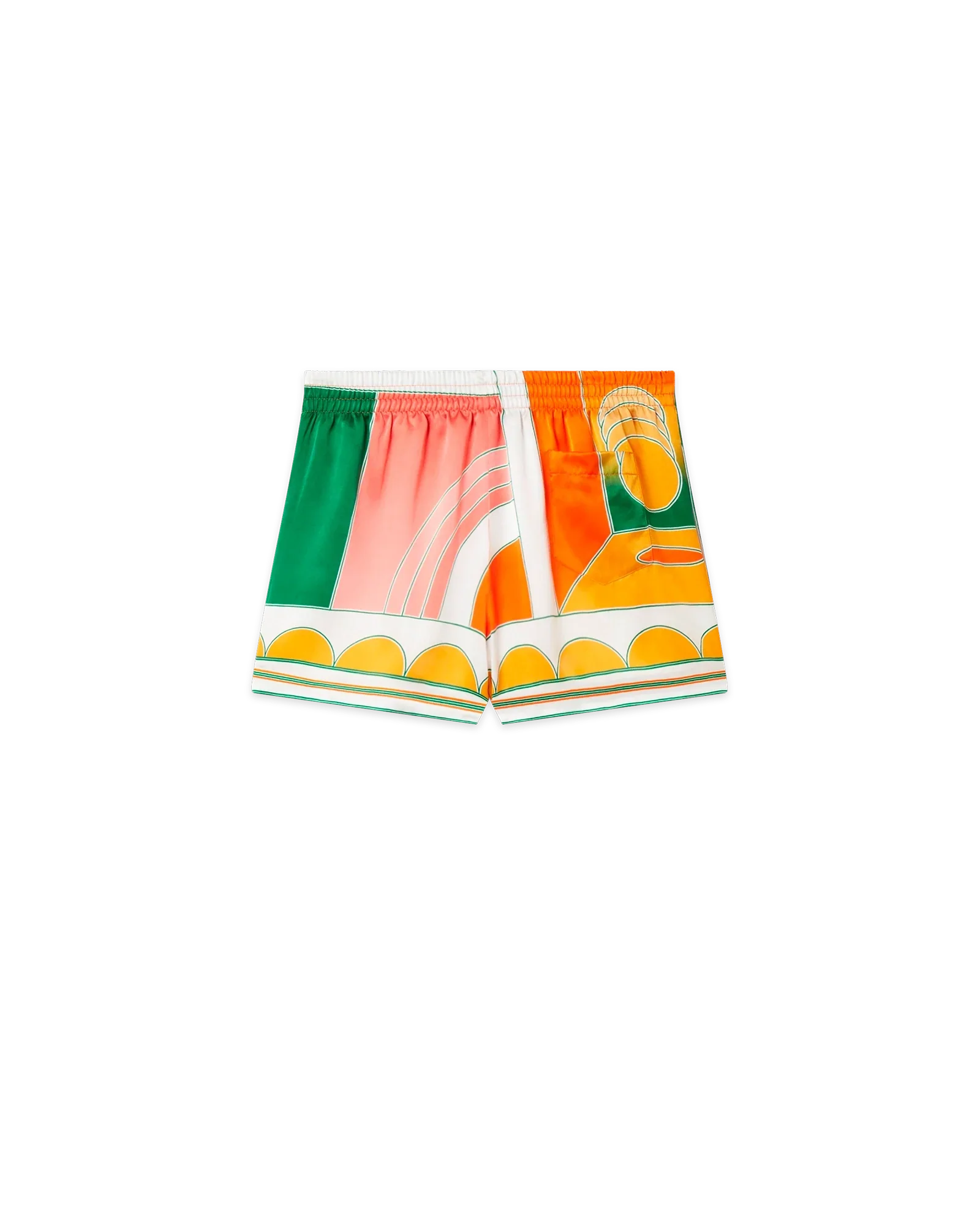 Summer Court Silk Shorts