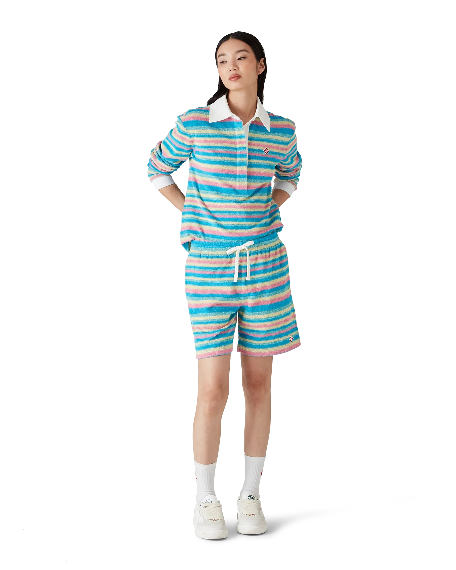 Stripe Towelling Shorts