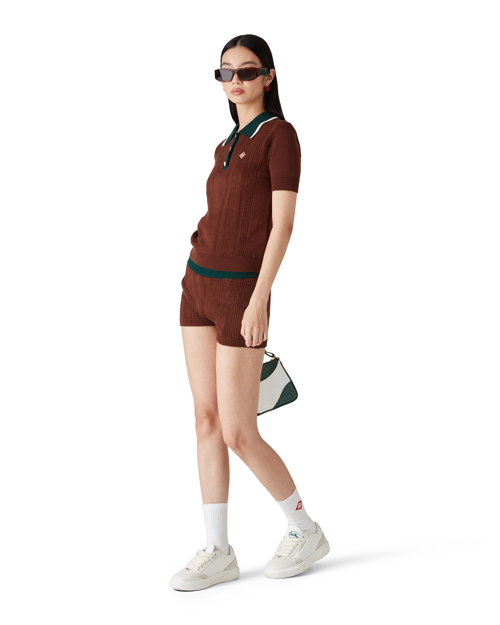 Cable Knit Mini Shorts