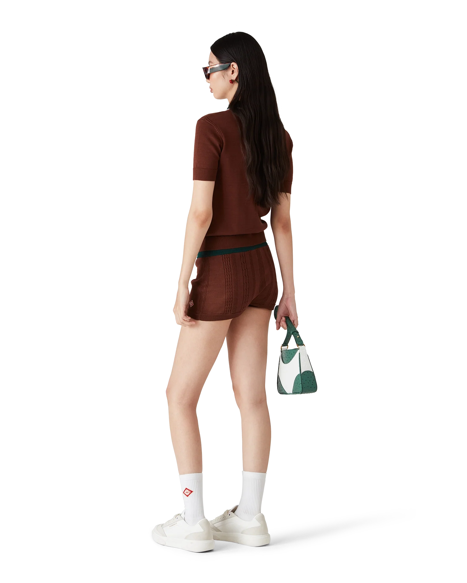 Cable Knit Mini Shorts