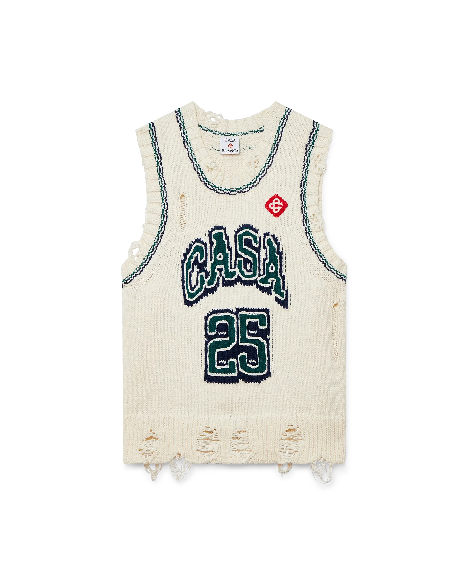 Intarsia Baseball Top