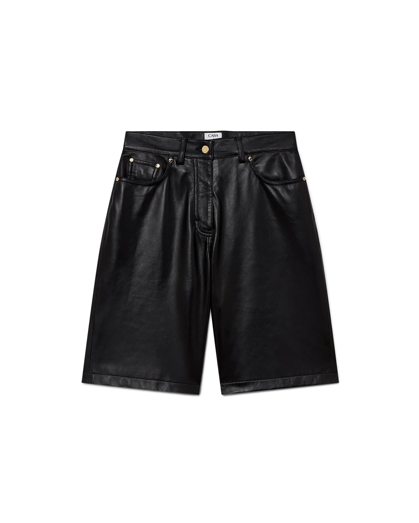 Leather Skater Shorts